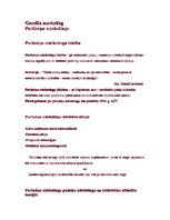 Konspekts 'Guerilla Marketing jeb partizānu mārketings', 1.