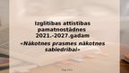 Prezentācija 'Izglītības attīstības pamatnostādnes  2021.-2027.gadam «Nākotnes prasmes nākotne', 1.