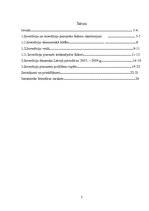 Referāts 'Investīciju piesaiste Latvijas tirgum', 2.