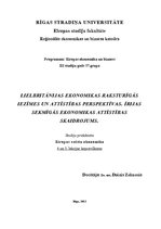 Konspekts 'Lielbritānijas ekonomikas raksturīgās iezīmes. Īrijas sekmīgā ekonomikas attīstī', 1.