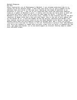 Eseja 'Macbeth Reader Response, Act One', 1.