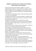 Eseja 'Kapitālisma veidošanās iezīmes Latvijas laukos 19.gadsimta beigās A.Upīša romānā', 1.