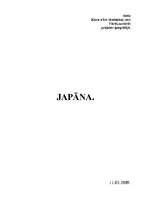 Referāts 'Japāna', 1.
