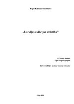 Referāts 'Latvijas aviācijas attīstība', 1.