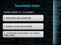 Referāts 'JavaScript izmantošana mājas lapu veidošanā', 43.
