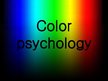 Prezentācija 'Color Psychology', 1.