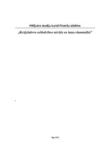 Referāts 'Krājaizdevu sabiedrības mērķis un loma ekonomikā', 1.