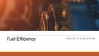 Prezentācija 'Fuel Efficiency', 1.