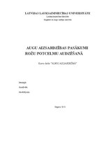 Referāts 'Augu aizsardzība rožu potcelmu audzēšanā', 1.