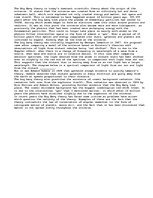 Eseja 'Short Summary Essay on the Big Bang', 1.