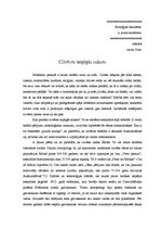 Referāts 'Cilvēces kopīgās saknes', 1.