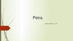 Prezentācija 'Petra', 1.