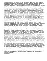 Eseja 'Getting Ready for Surgery', 1.