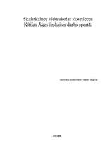 Referāts 'Stafete', 3.