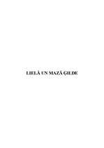 Referāts 'Lielā un Mazā Ģilde', 1.