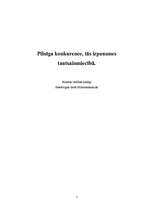 Referāts 'Pilnīga konkurence, tās izpausmes tautsaimniecībā', 1.