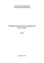 Referāts 'Salīdzinoši administratīvās un administratīvā procesa tiesības', 1.