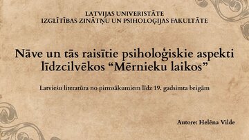 Prezentācija 'Nāve un tās raisītie psiholoģiskie aspekti "Mērnieku Laikos"', 10.
