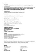 Paraugs 'Curriculum Vitae', 1.