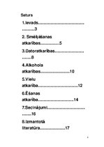 Referāts 'Atkarības', 2.