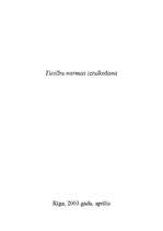 Konspekts 'Tiesību normas iztulkošana jeb interpretācija', 1.