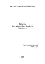 Referāts 'Latvijas māksla', 11.