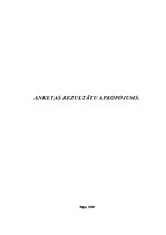 Referāts 'Anketas rezultātu apkopojums', 1.