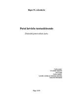 Referāts 'Putni latviešu tautasdziesmās', 1.