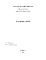 Eseja 'Heating Types in Latvia', 1.