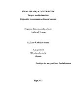 Paraugs 'Ekonomika', 1.