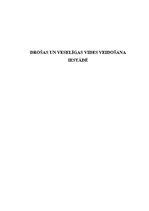 Referāts 'Drošas un veselīgas vides veidošana iestādē', 1.