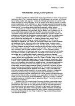 Eseja 'Viduslaiki bija vai nebija "tumšie" gadsimti', 1.