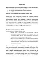 Eseja 'Monetary Union', 1.