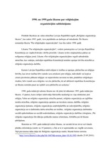 Referāts '1990. un 1995.gada likumu par reliģiskajām organizācijām salīdzinājums', 1.