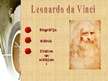 Prezentācija 'Leonardo da Vinči biogrāfija, māksla, zinātne un atklājumi', 1.