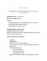 Konspekts 'Elementāro matemātisko priekšstatu veidošanas metodika', 1.