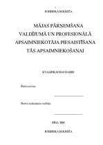 Referāts 'Mājas pārņemšana valdījumā un profesionālā apsaimniekotāja piesaistīšana tās aps', 1.