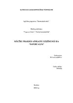 Prakses atskaite 'Komercdarbība', 1.