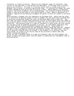 Eseja 'Literature as a Form of Writing', 1.