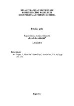 Konspekts 'Ievads žurnālistikā', 1.