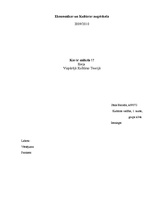 Eseja 'Kas ir māksla', 1.