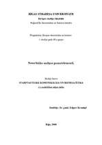 Konspekts 'Neverbālās saziņas pamatelementi', 1.