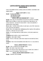 Konspekts 'Lācītis Rūcītis ziemas miega dziesmiņas meklējumos', 1.