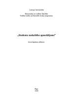 Referāts 'Studentu nodarbību apmeklējums', 1.