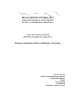 Referāts 'Ražošanas organizāciju veidi un to salīdzinājums', 1.