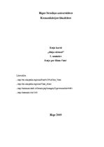 Eseja 'Eseja par filmu "Vatel"', 1.