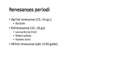 Prezentācija 'Mākslas stili, ievērojamākie mākslinieki un viņu darbi', 7.