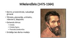 Prezentācija 'Mākslas stili, ievērojamākie mākslinieki un viņu darbi', 14.