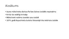Prezentācija 'Mākslas stili, ievērojamākie mākslinieki un viņu darbi', 94.