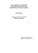 Eseja 'Apraksts par notikumu', 1.